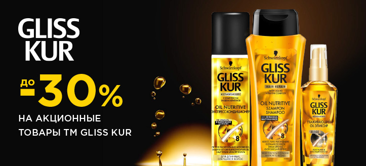 Акция от ТМ Gliss Kur